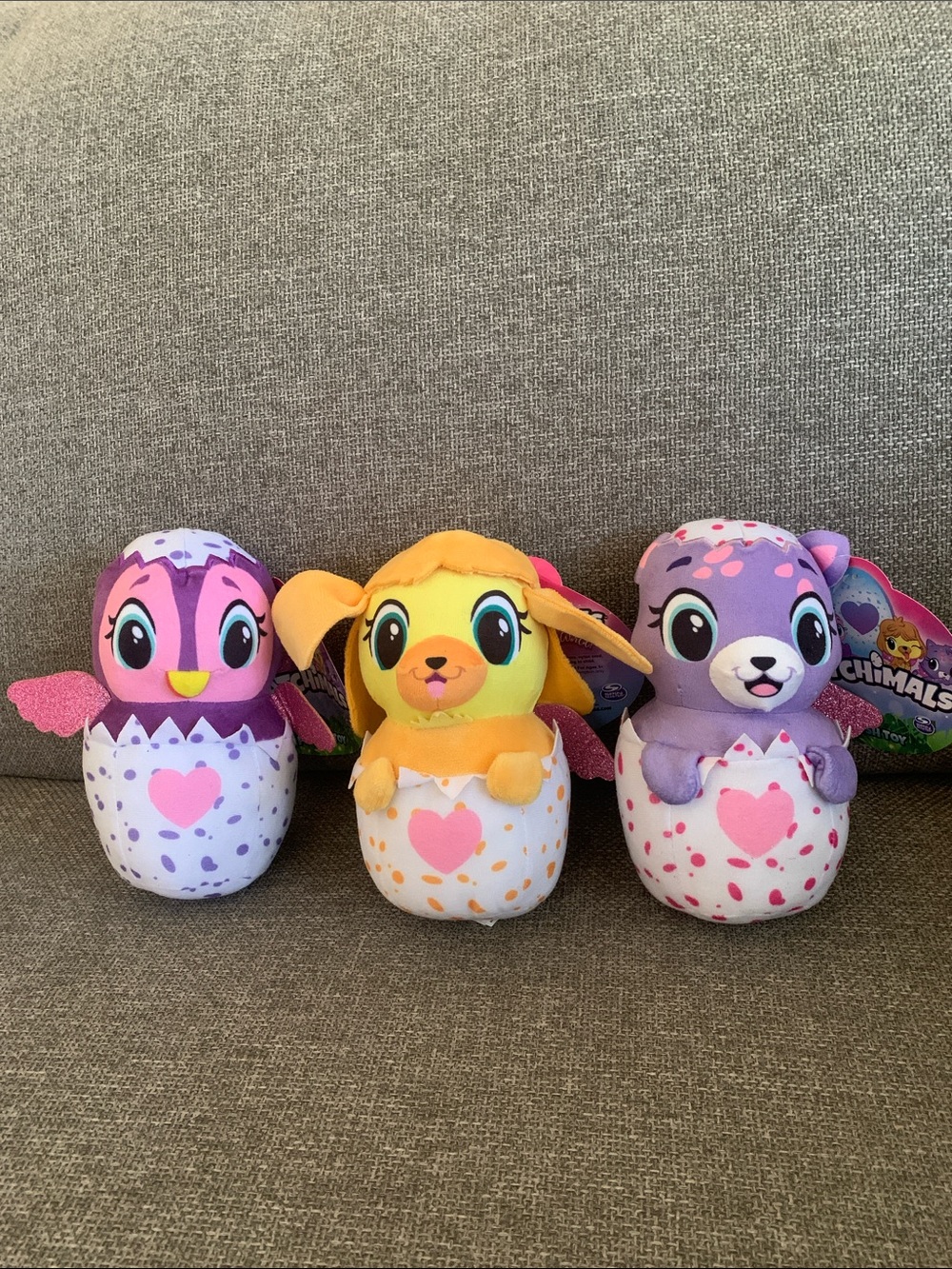 Hatchimals Set of 3 Plush Stuffed Animals with Tags